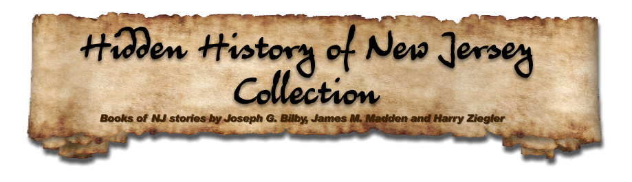 Books of NJ stories by Joseph G. Bilby, James M. Madden and Harry Ziegler  Hidden History of New Jersey Collection